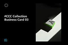 高端室内实拍无CG商务名片场景贴图品牌VI设计样机模板 #C Business Card 03