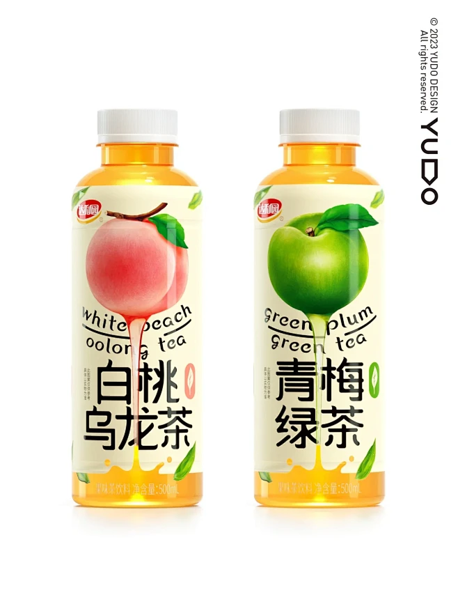 YUDO佑道创意x达利园果味茶 品牌包装...