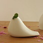 四月。北欧简约抽象小鸟插花瓶 白色创意花插 水植瓶 zakka 杂货