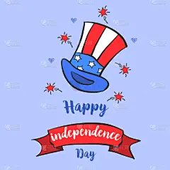 美国国庆日,贺卡,分离着色,白色,白昼,红色,七月,庆祝,问候