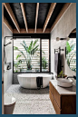 Here are some of the top restroom patterns for 2019 according to the style ... of Bria Hammel Interiors, "copper is ending up being the brand-new bras...
