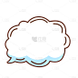 卡通-小雪节气氛围专题贴纸-云朵框1