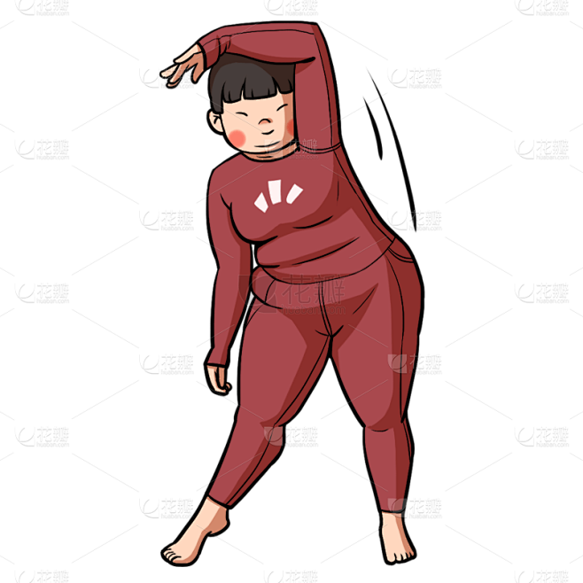卡通感文体娱乐人物元素 