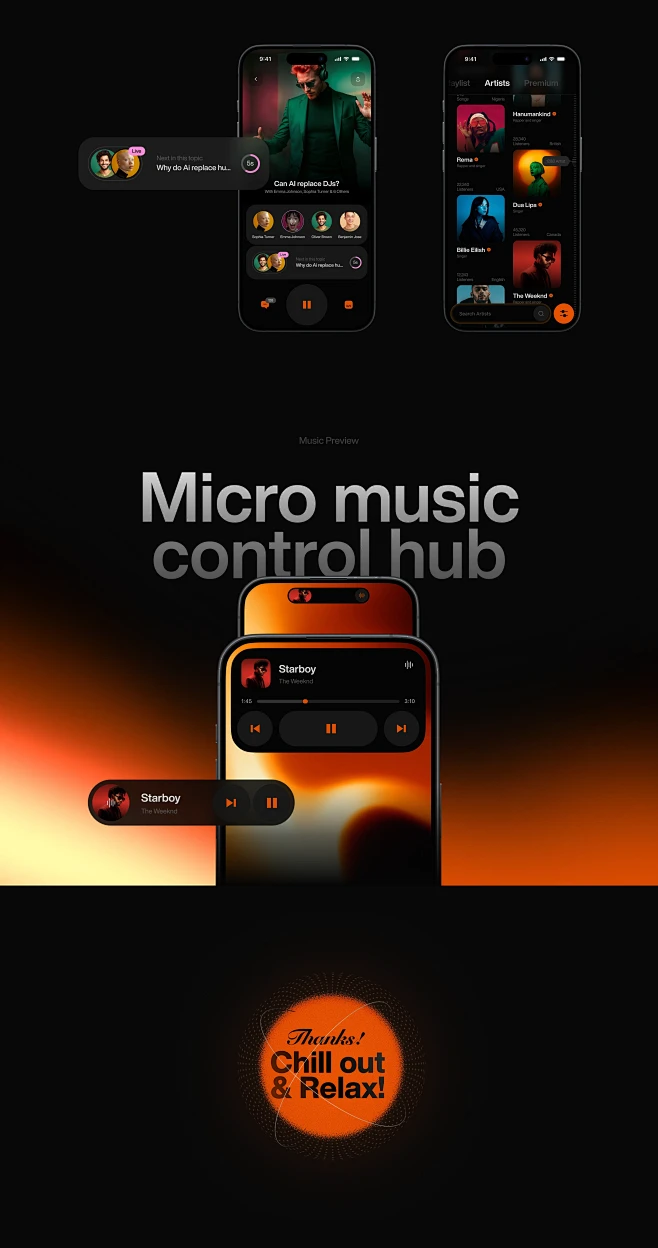 UI/UX ui design user interface ux music app Modern UI user interface ...
