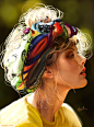 Scarf, abeer malik : Wanted to capture the light and skin tone correctly 
here is the link of layered psd of this painting.
https://goo.gl/bEIC9k