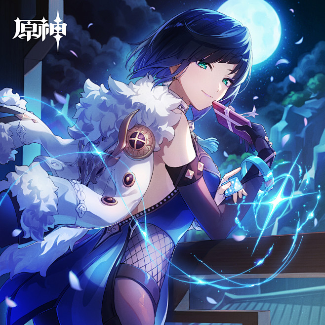 夜兰 来源：微博@原神