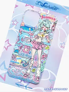 去海边 |现货30°summer原创人物咕卡贴纸咕本手机壳手帐可爱素材-淘宝网