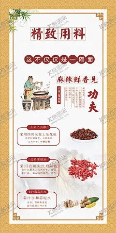 兰州拉面 【酷图网】兰州拉面,拉面文化,手艺正宗,精致用料,面馆海报