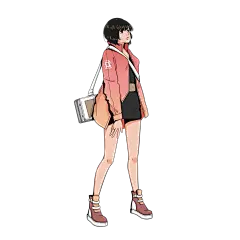 高质量人物插画-少女漫画