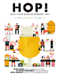 HOP! beer magazine : Illustrations for Hop! magazine / Netherlands / 2017