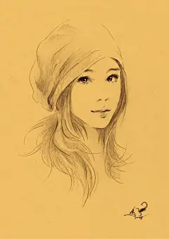 温馨的泛黄色调岁月感女画插画[12P] (10).jpg