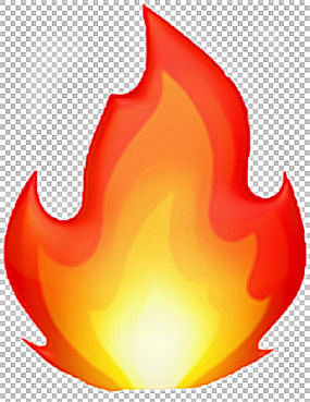 apple color emoji symbol iphone,火形状,橙色和黄色火焰插图png