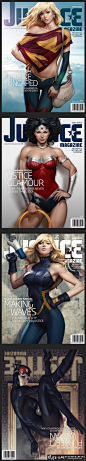 海报灵感 女超人海报设计 创意女超人海报作品 高档女超人海报设计 时尚女超人杂志封面设计欣赏 