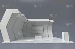 模板,三维图形,零售展示,货亭,货摊,留白,人造的,投票站,桌位,水平画幅