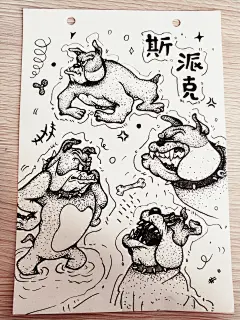 斯派克《猫和老鼠》/线描/手绘 - 小红书