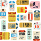 airline tags - printable for all kinds of projects - COOL