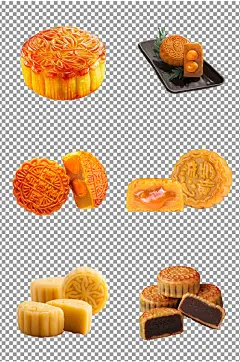 中秋节月饼免扣素材