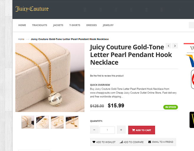 Juicy Couture Gold-T...