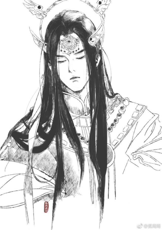 霹雳布袋戏弃天帝超话n一周给弃总的涂鸦能凑个九宫格了他真可爱他真