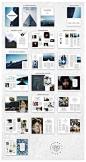 Paperwhite Studio的MILESTONE杂志位于@creativemarket，可用于印刷杂志和宣传册模板的创意设计和精美的封面，非常适合商业公司的现代，时尚公司形象。 现代，简单，干净，最小和女性化的布局灵感汲取了一些创意。