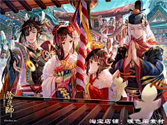 P站画师藤原华丽风作品图集原画插画CG线稿高清壁纸图包图片素材-淘宝网