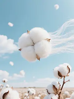 服装面料棉花元素