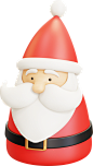 Christmas 3D Santa Claus