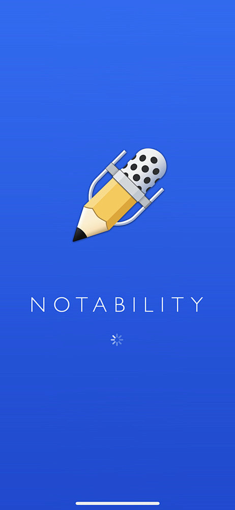 Notability 启动画面截图