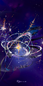 Celestial Globe make-up package : 月光神秘镂空，透出唇釉原色；如星象仪立于尘世，但映照永恒时空。Brand：FlowerKnows 花知晓Theme：星象仪 彩妆 Celestial Globe make-up package原稿绘画 + 唇釉/礼盒图形 ＋字体设计illustration + package design + font design