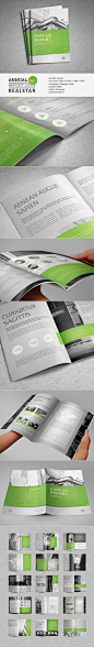 Annual Report Template II on Behance