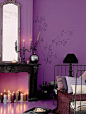 紫色的家，梦幻迷人。