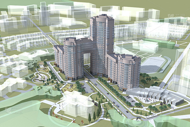 项目新建住宅楼。