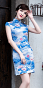 优雅气质【旗袍美女2组】+纯子播放《女人香 . 天籁吟唱》-爷蹲街戏小妞