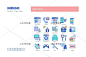 100个粉蓝色网上商城电商购物货车图标ICON标识AI矢量素材ai518-淘宝网