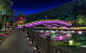 古桥夜景亮化效果图设计