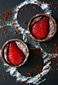 Poached Pear Chocolate Tart: 