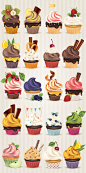 guilty pleasure: cupcake project : my vector experiments :)