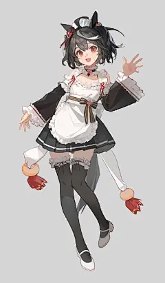 敲可爱马娘女仆装 ... 来自Yunduo·少女心 - 微博