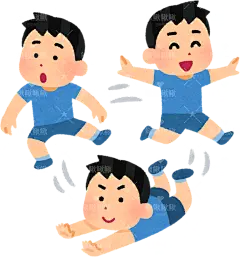 不安分的孩子kids_ochitsuki_nai_boy男孩女孩子儿童表情包动作姿势贴纸扁平儿童插画元素卡通免扣png图片素材