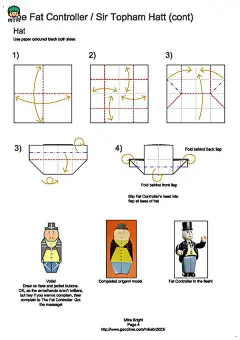 教你纸折小人的折纸方法图解