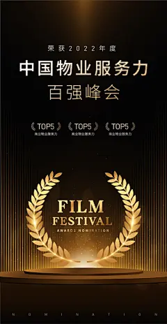 企业颁奖获奖海报 - 源文件