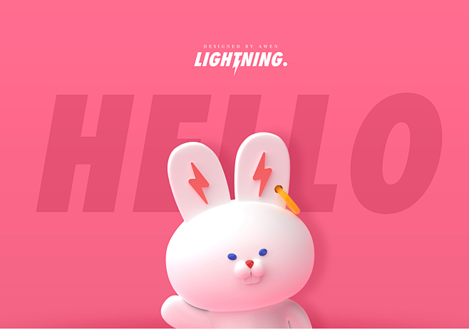 cartoon rabbit cute ...