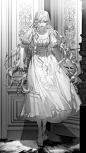 韩国插画师 pilyeon[커미션중] twi：vlfdus_p ​​​​ - 堆糖