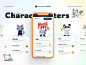 Red Panda Characters // Website & Illustrations by BL/S® on Dribbble