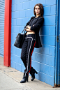 Street style：​2015春夏纽约时装周模特街拍