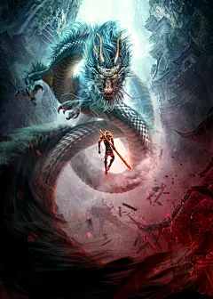 《大圣归来》中国龙版终极海报 - ZYL曦 - 转载作品 - 视觉中国(shijueME)