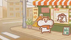 可爱插画ipad壁纸 电脑壁纸   cr.奶茶鼠的想法