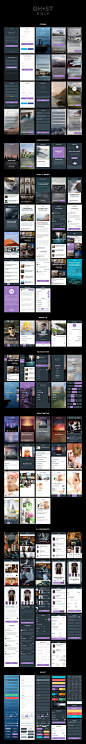 Ghost Ship Mobile UI Kit Published by Maan Ali: 
