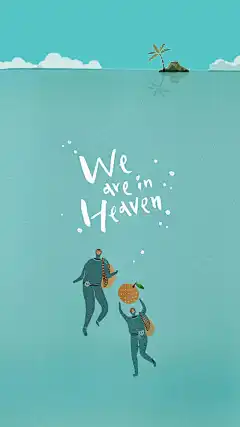 可爱的潜水员漫画矢量壁纸