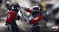 ROBORECALL - Moods, DAYTONER / Daniel Hahn : Here are some moody shots of the ROBO RECALL CAST that i did throughout the process. Compared to the game they are more toned down.
But i always loved to see the characters in a bit more serious setting...
Than